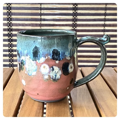 kubek do kawy kubek do herbaty z czekoladowej gliny ceramiczny handmade.webp