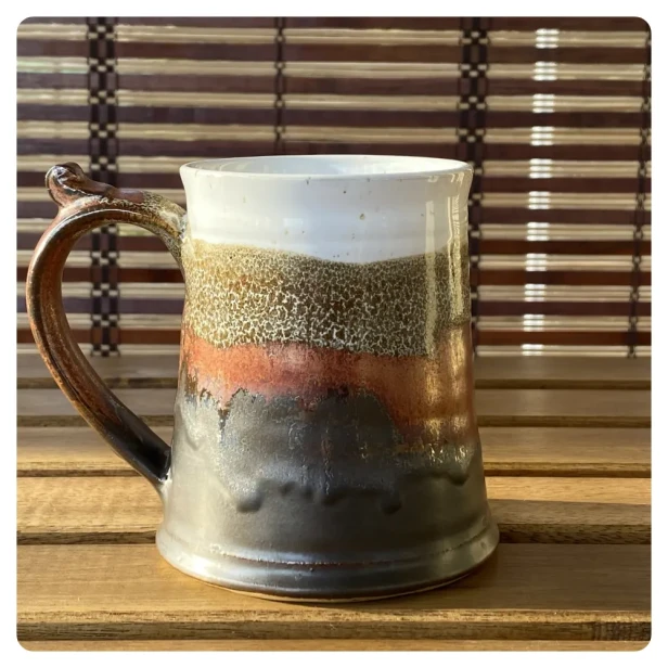2 ręcznie robiony kubek ceramiczny w odcieniach beżu - POTERIA.webp